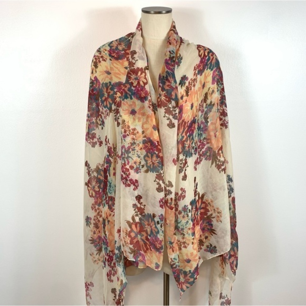 Target Large Floral Shawl Wrap Scarf